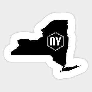 New York Homer (Black) Sticker